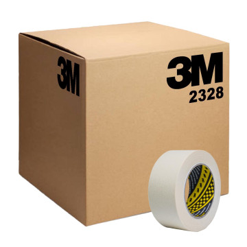 3M 2328 Maskeringstape 48mm x 50m beige 80°C - 24 ruller 