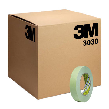 3M 3030 Maskeringstape 24mm x 50m grønn 100°C - 36 ruller 