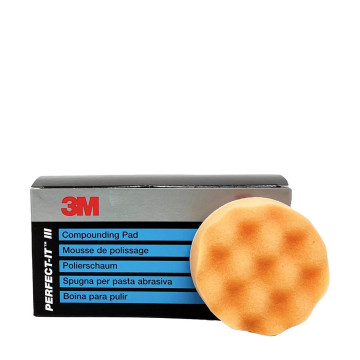 3M Perfect-It rubbingpad 75mm vaflet orange - 4PK
