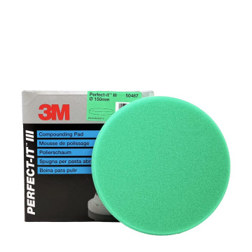 3M Perfect-It rubbingpad 150mm flat grønn - 2PK