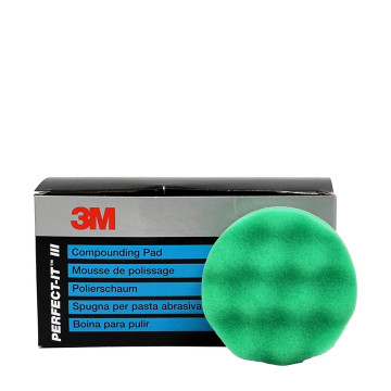 3M Perfect-It rubbingpad 75mm vaflet grønn - 4PK