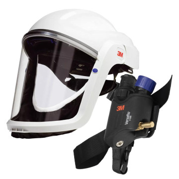 3M helmaske med tilkobling for friskluft