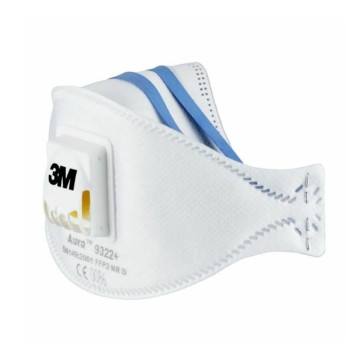 3M 9322+ Støvmaske Med Ventil Foldbar FFP2 - 10PK