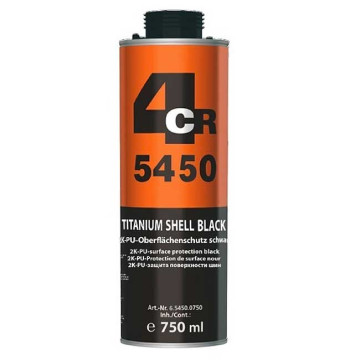4CR 5450.0750 Titanium Shell Bedliner Sort 0,75L