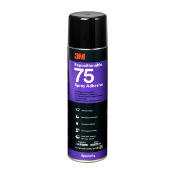 3M 75 spraylim trykkfølsomt & flyttbart - 500ML