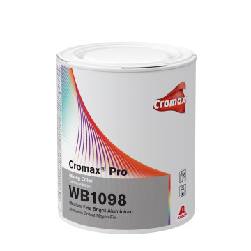 Cromax WB1098 Cromax Pro Mix Medium Fine Bright Aluminium - 1L