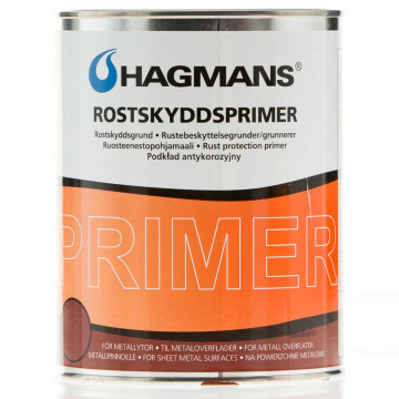 Hagmans Rustbeskyttelsesprimer rødbrun - 1L