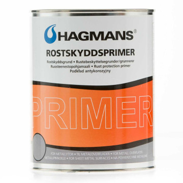 Hagmans Rustbeskyttelsesprimer grå - 1L