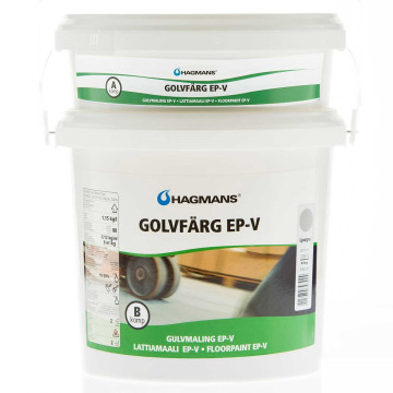 Hagmans Gulvmaling 2K EP-V 5003 - Lys grå 4kg
