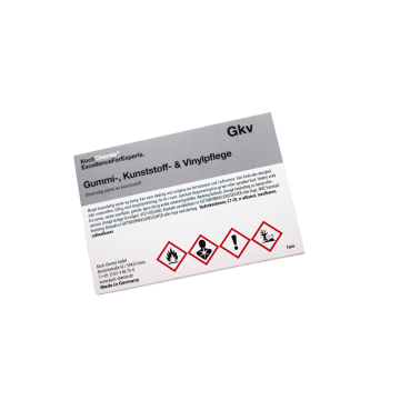 Koch Chemie klistremerke Gummi Kunststoff & Vinylpflege (GKV)