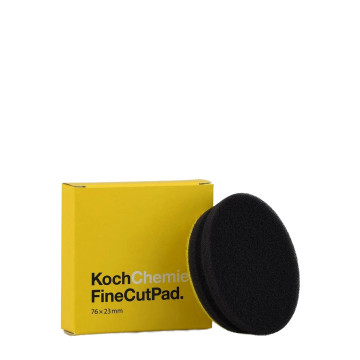 Koch Chemie Fine Cut polerpad medium 75mm gul