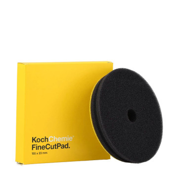 Koch Chemie Fine Cut polerpad medium 150mm gul