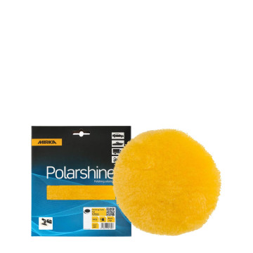 Mirka Polarshine rubbingpad ull 80mm gul - 2PK