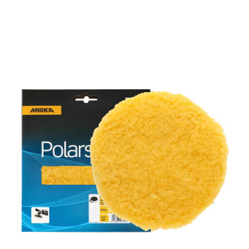 Mirka Polarshine rubbingpad ull 150mm gul - 2PK