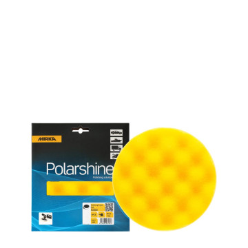 Mirka Polarshine polerpad medium 85mm vaflet gul - 2PK