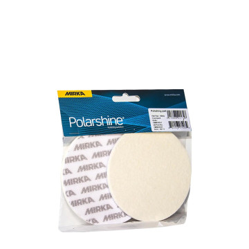 Mirka Polarshine filtpad glass 75mm hvit - 2PK