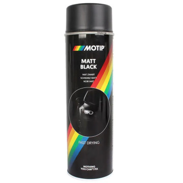 MOTIP RAL9005 Sort Matt 500ML