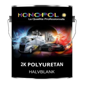 Monopol 702 2K Polyuretanlakk halvblank - 1L
