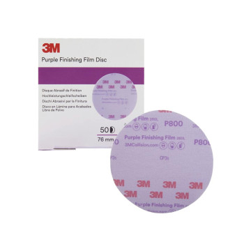 3M 260L+ Purple Finishing 75mm P600 - P1500 50pk