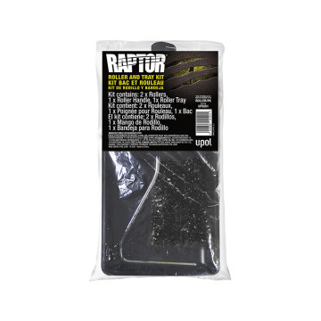 Raptor Bedliner Rullesett, 10cm